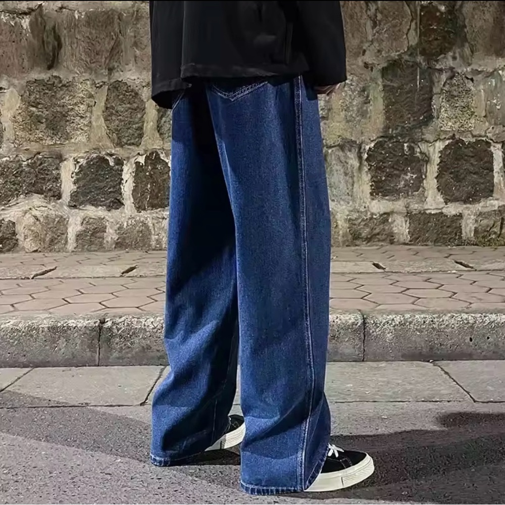 Classic Mens Baggy Jeans - Picture 4 of 4